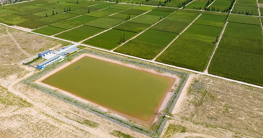 高效節(jié)灌：鹽池賈家圈高效節(jié)水泵站